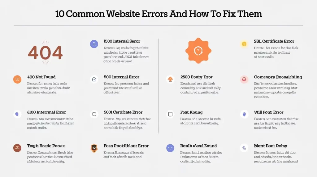 10 Common Website Errors