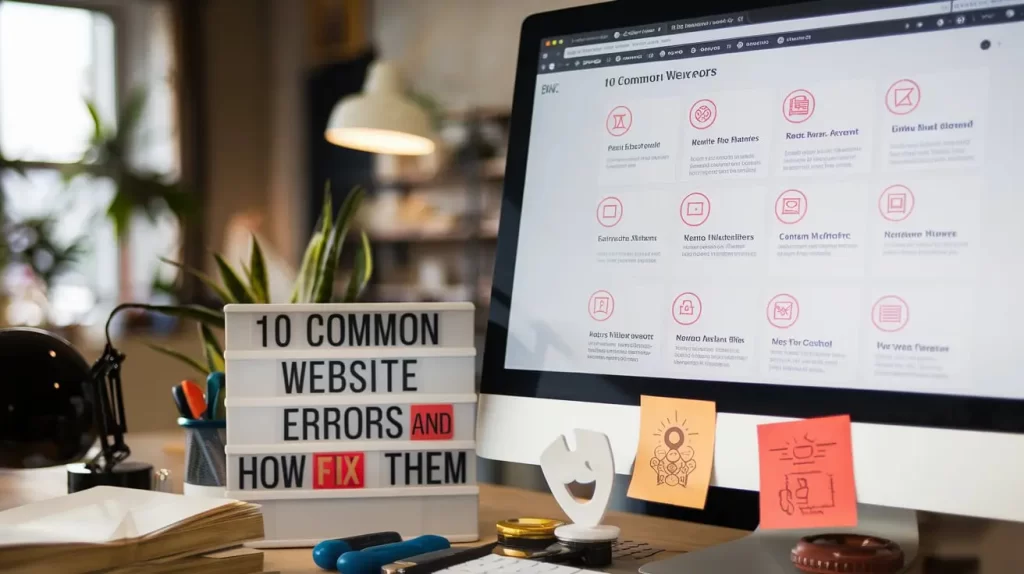 10 Common Website Errors and How to Fix Them