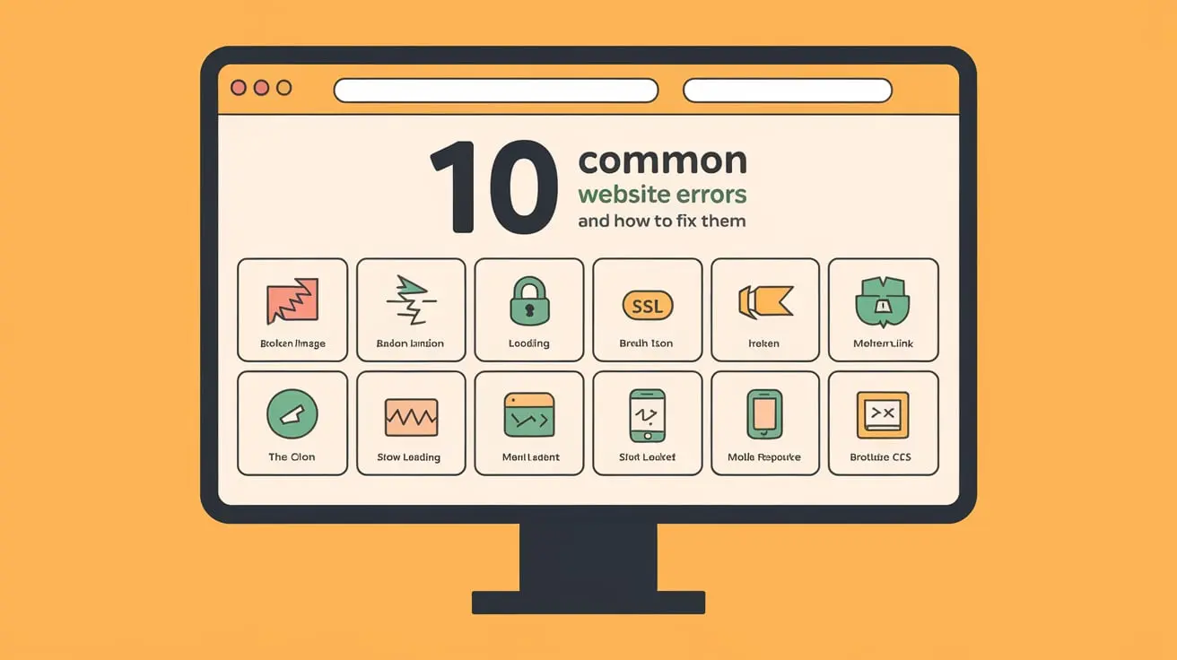 10 Common Website Errors and How to Fix Them