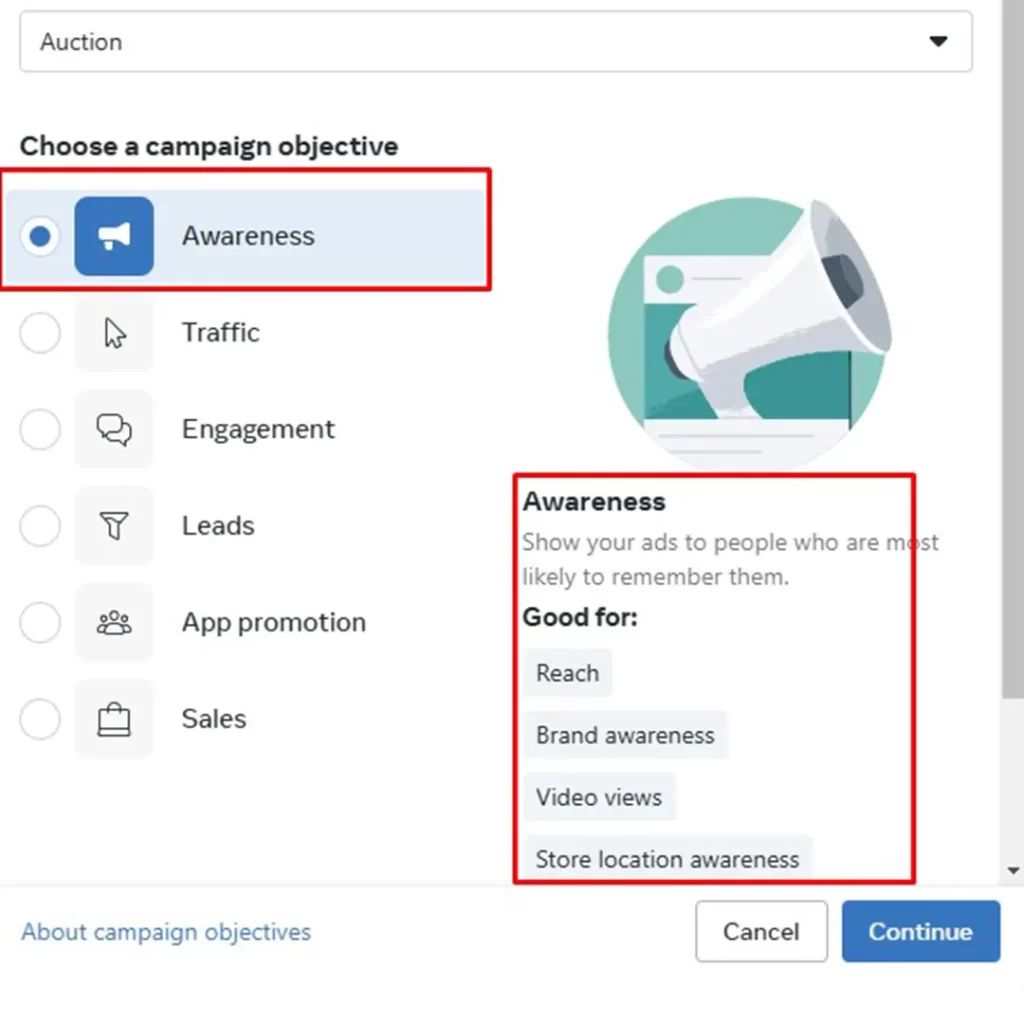 Best Facebook Campaign Objective Guide- Awareness