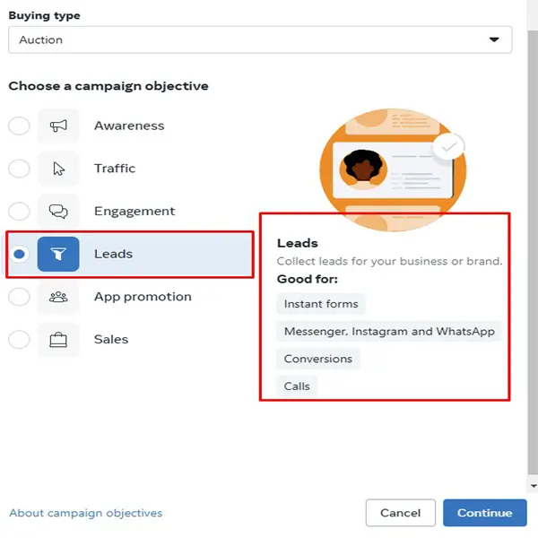 Best Facebook Campaign Objective Guide - Leads